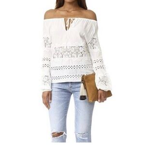 For Love And Lemons Hayley Lace Blouse. Size Small. NWT